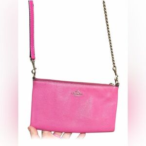 Coach Pink Crossbody Wristlet